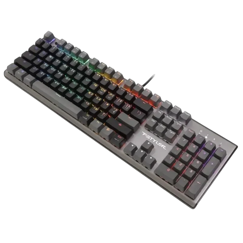Tastatură A4Tech FS100 Mecanic Negru
Cu fir | Engleza,Rusă,Română