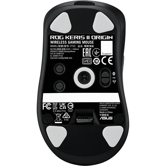 Gaming Mouse ASUS ROG Keris II Origin Negru
Optical | 42000 dpi | Cu fir,Fără fir