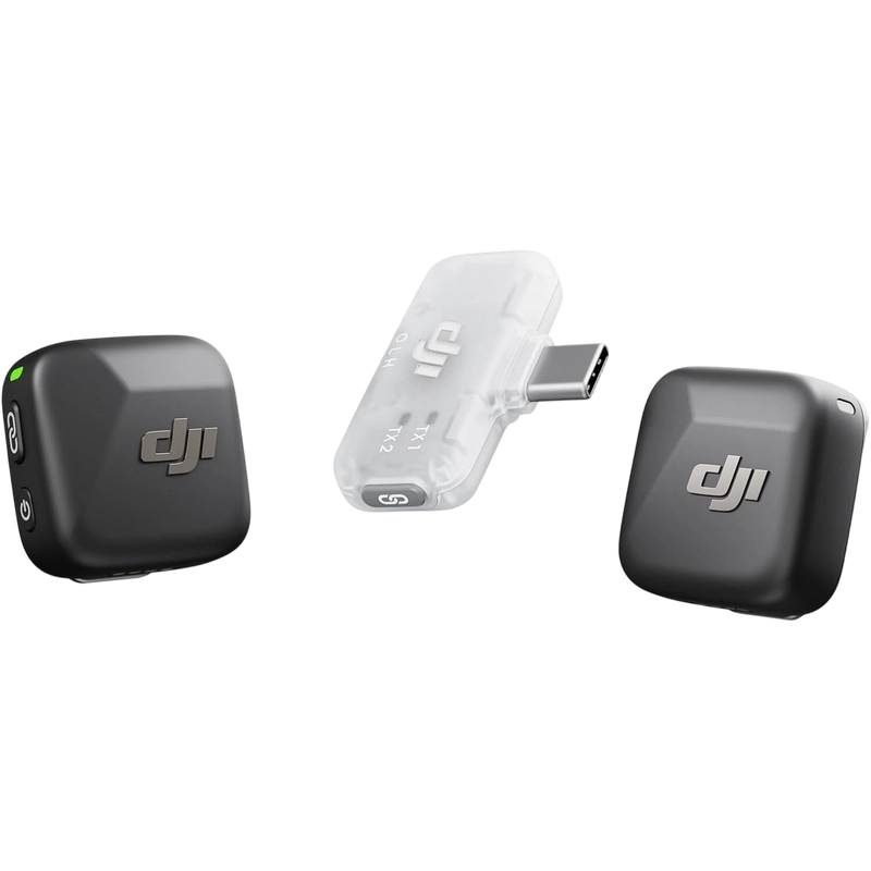 Microfon portabil pentru înregistrare vocală DJI Mic Mini (2TX + 1 Mobile RX) Fără fir Negru
Lavalier | 20 - 20000 Hz