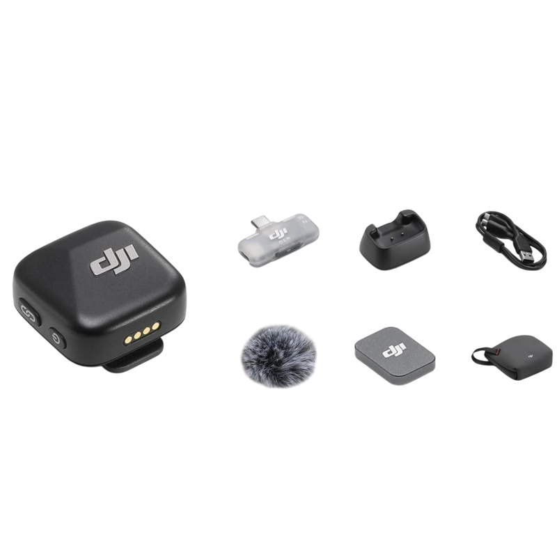 Microfon portabil pentru înregistrare vocală DJI Mic Mini (2TX + 1 Mobile RX) Fără fir Negru
Lavalier | 20 - 20000 Hz