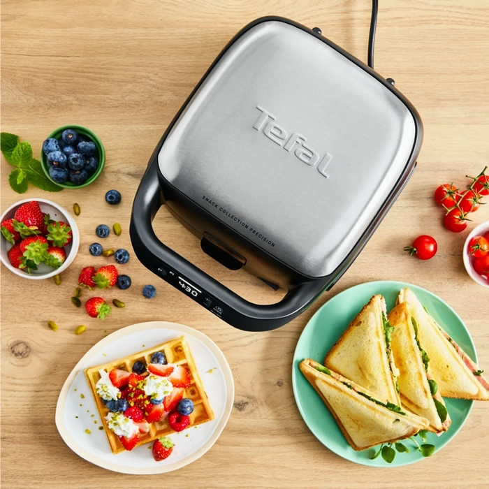 Сэндвичница Tefal SW872BF0 Черный | Серебристый