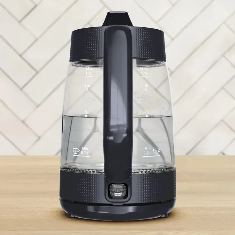 Fierbător electric Tefal KO2G08E0 Negru
2000 W | 1.7 l | Plastic,Sticlă