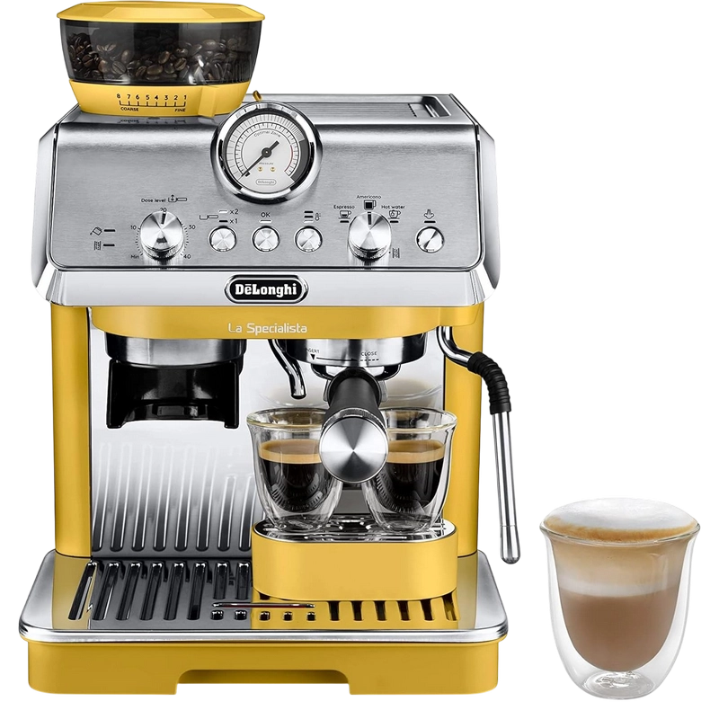 Кофеварка рожковая DeLonghi EC9155.YE Жёлтый