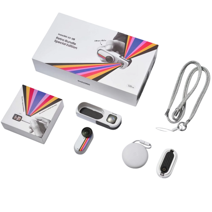 Экшн-камера Insta360 GO 3S Retro Bundle Белый