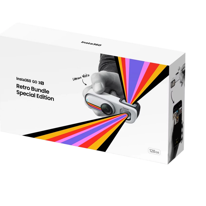 Экшн-камера Insta360 GO 3S Retro Bundle Белый
