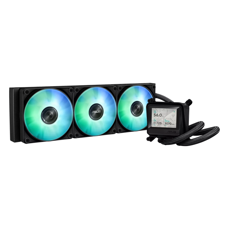 Cooler procesor ASUS MAX GAMING LC 360 ARGB LCD 120 mm
Lichid | 70.8 cfm