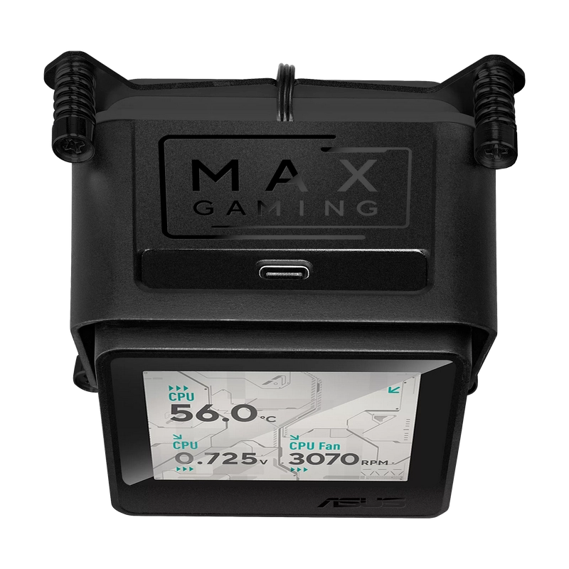 Cooler procesor ASUS MAX GAMING LC 360 ARGB LCD 120 mm
Lichid | 70.8 cfm