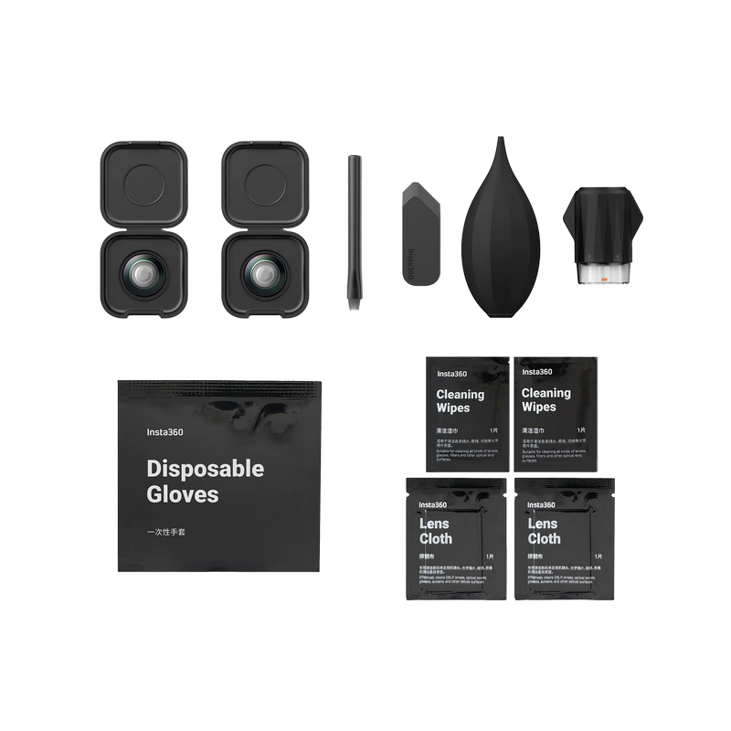 Аксессуары для экшн камеры Insta360 X5 Replacement Lens Kit Double Черный