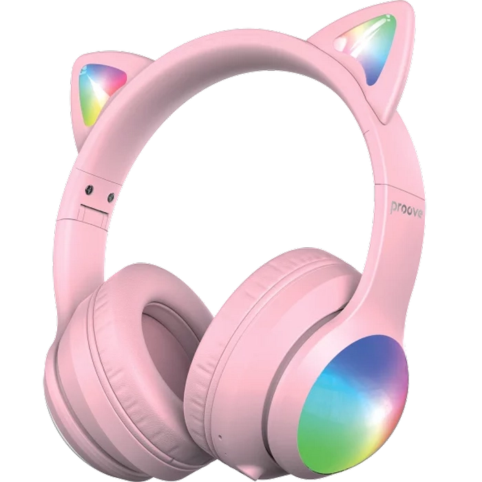 Căști Proove Kids LumiCat Roz
Fără fir | 100 ore | 20 Hz - 20000 Hz