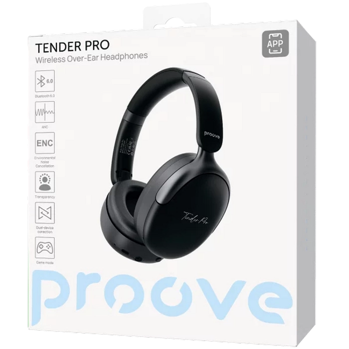 Căști Proove Tender Pro Negru
Fără fir | 20 Hz - 20000 Hz