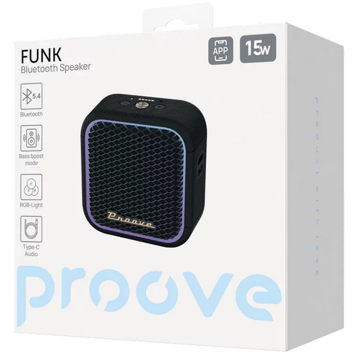 Портативная колонка Proove Funk Чёрный