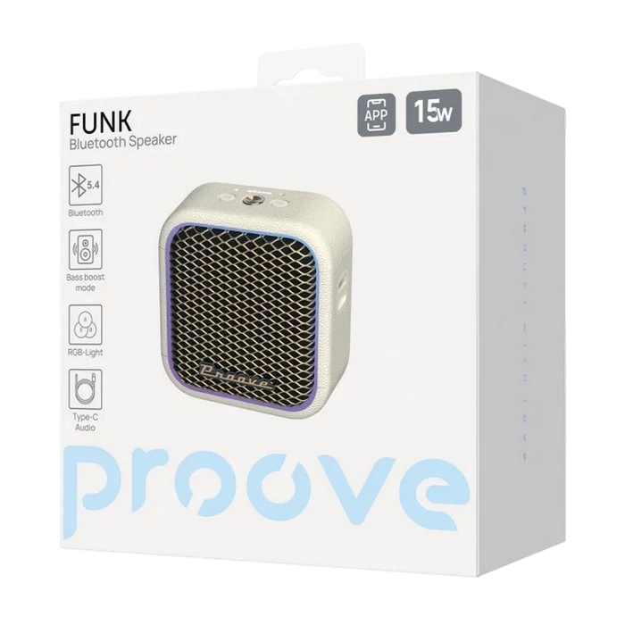 Портативная колонка Proove Funk Бежевый