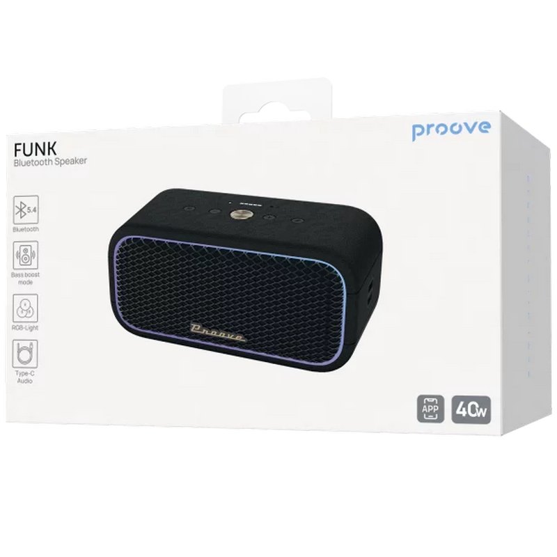 Портативная колонка Proove Funk Чёрный