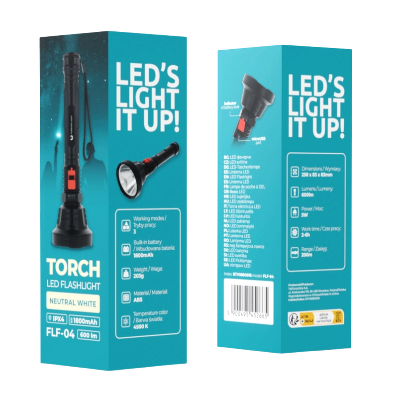 Фонарик Forever Torch FLF-04 Черный