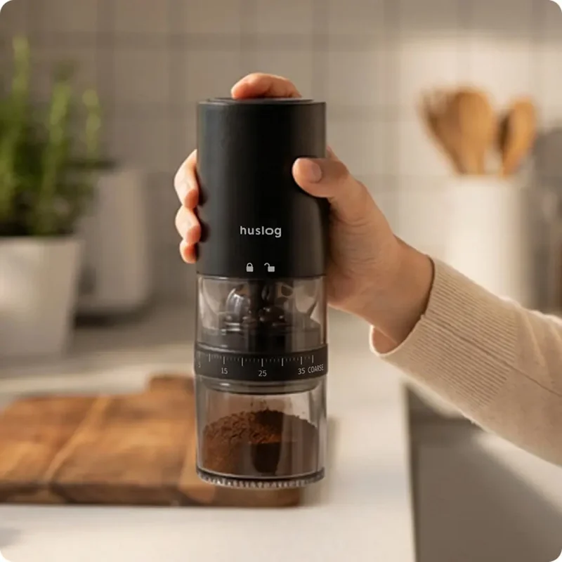 Râșniță de cafea Huslog HUS1064 Negru
Pietre de moară | 30 W | 25 g