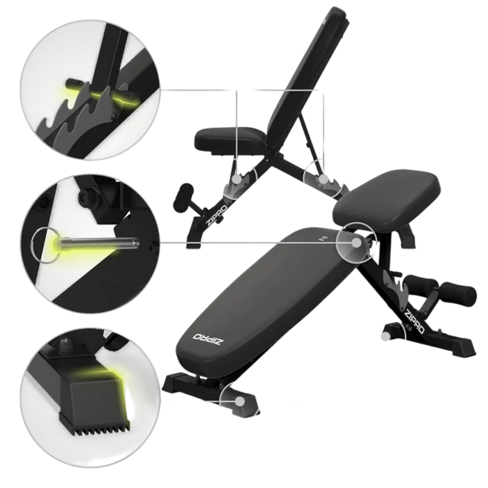 Bancă fitness Zipro Jacked Negru
200 kg