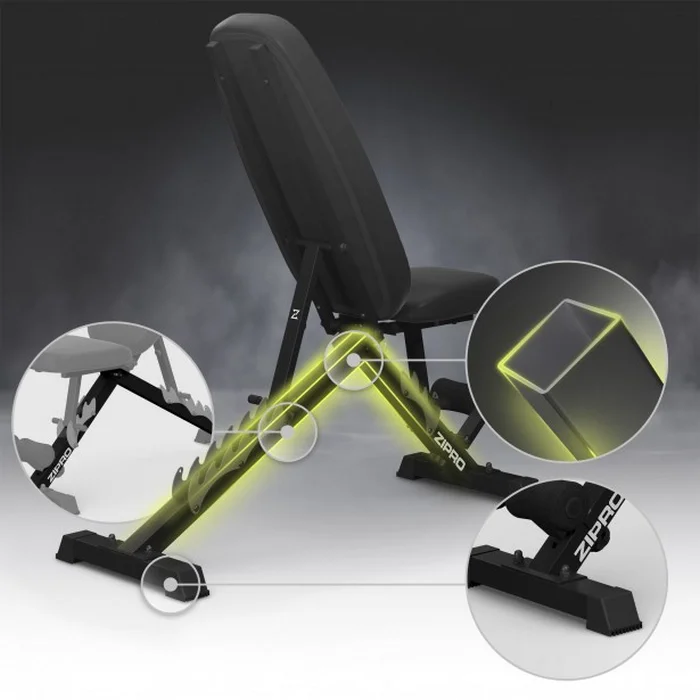 Bancă fitness Zipro Jacked Negru
200 kg