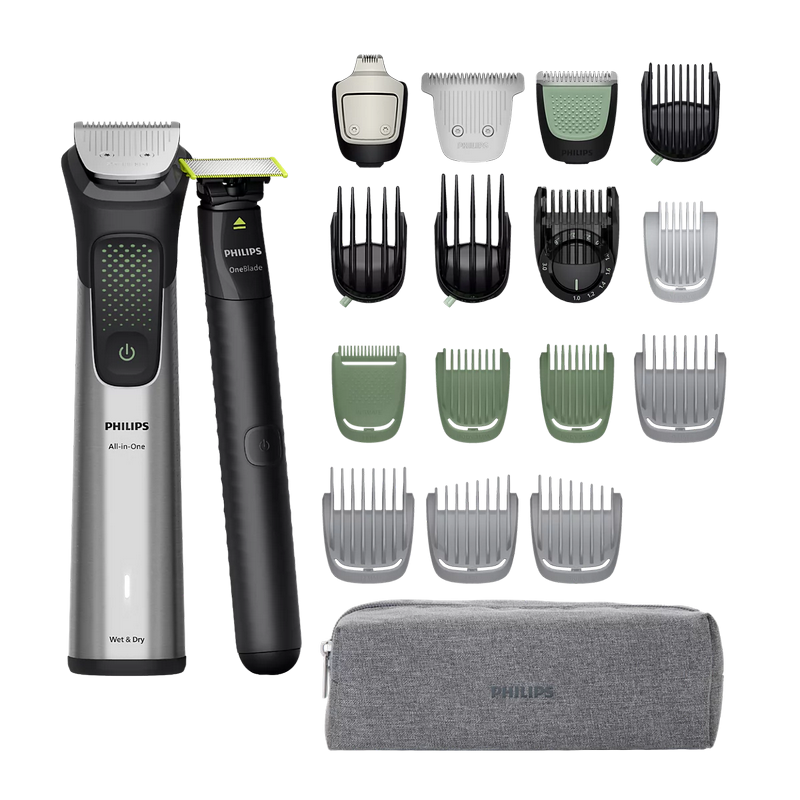 Мужской Триммер Philips MG9557/15 Серебристый | Черный