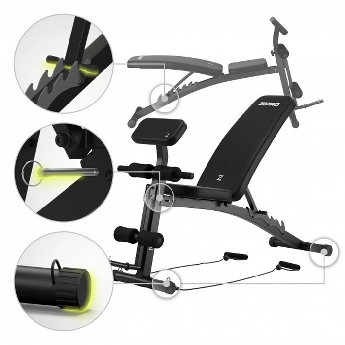 Bancă fitness Zipro Volume Negru
110 kg