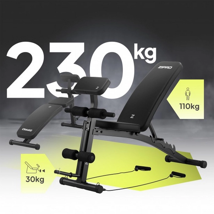 Bancă fitness Zipro Volume Negru
110 kg