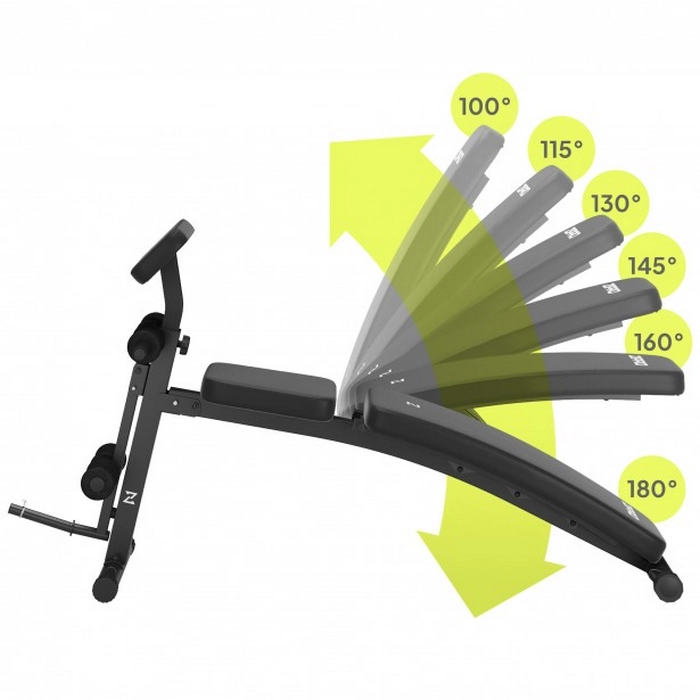 Bancă fitness Zipro Volume Negru
110 kg