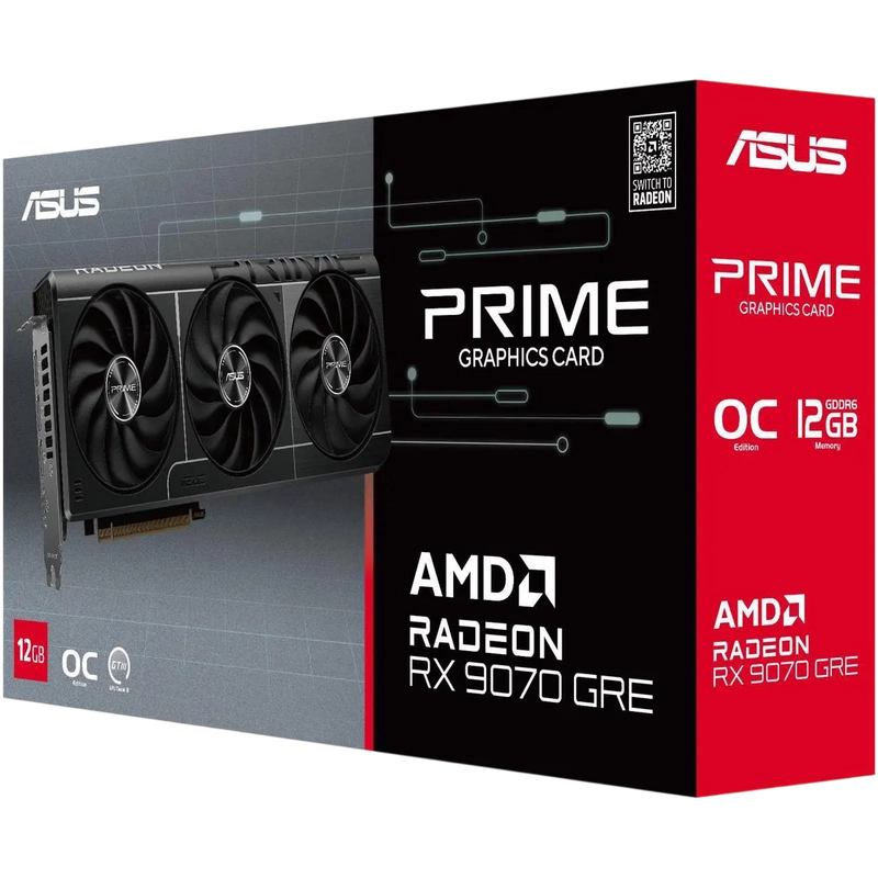 Видеокарта ASUS PRIME-RX9070GRE-O12G-EVO
