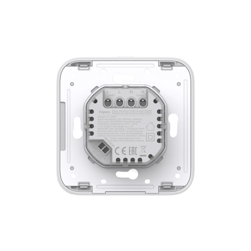 Умный термостат AQARA Floor Heating Thermostat W500 Белый