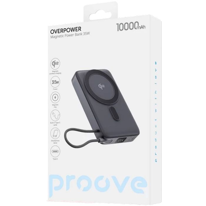 Acumulator extern Proove OverPower Gri
Li-Polymer | 10000 mAh