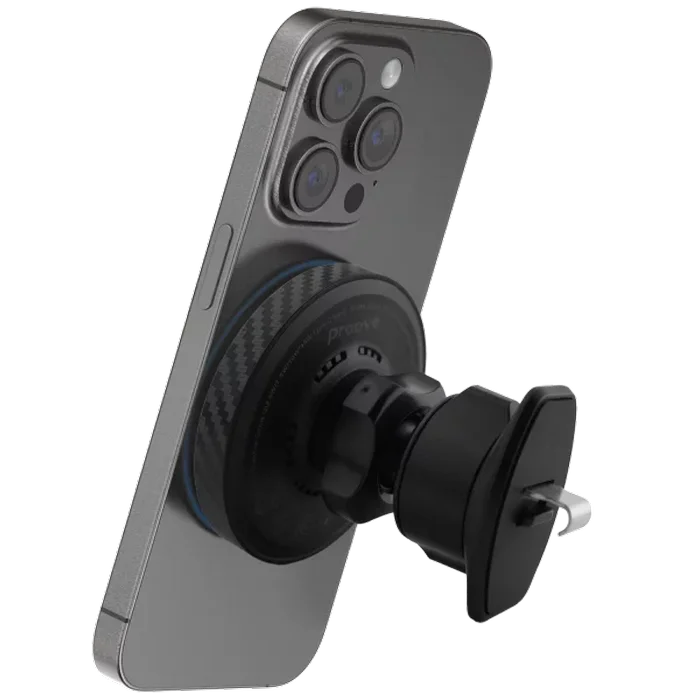 Автомобильный держатель Proove Graphite Circle Qi2 Черный