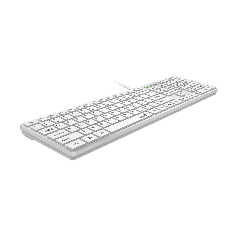 Клавиатура Genius SlimStar 126 Мембрана Белый