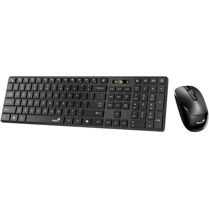 Клавиатура и мышь Genius SlimStar 8250 Мембрана Черный