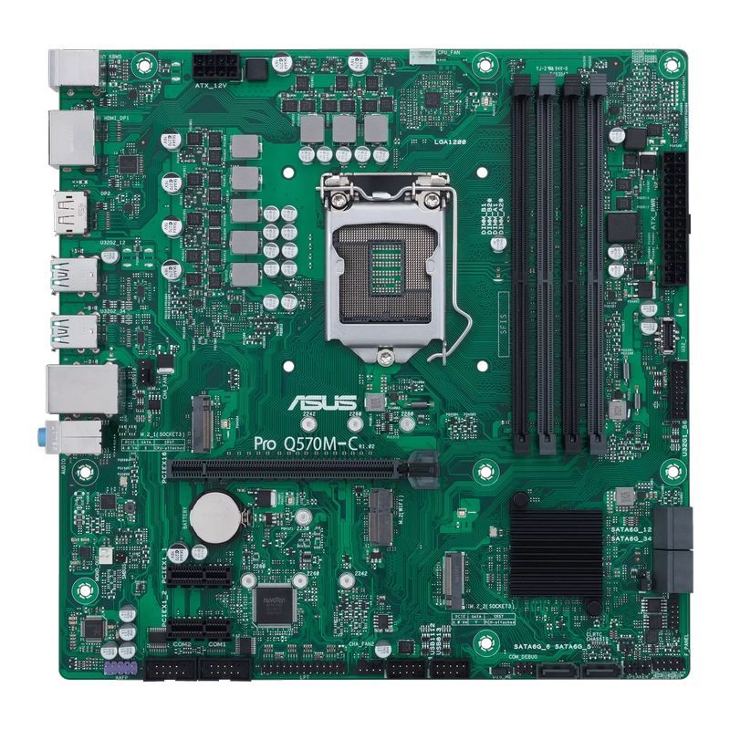 Материнская плата ASUS PRO Q570M-C/CSM LGA1200 Micro-ATX