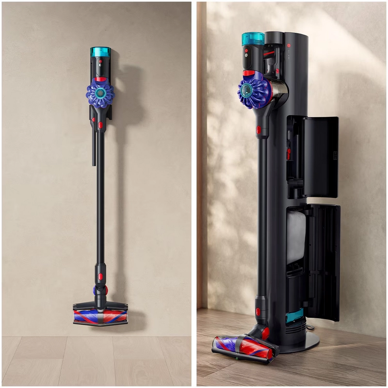 Вертикальный Пылесос Dyson V10 Konical + Auto Empty dock Черный