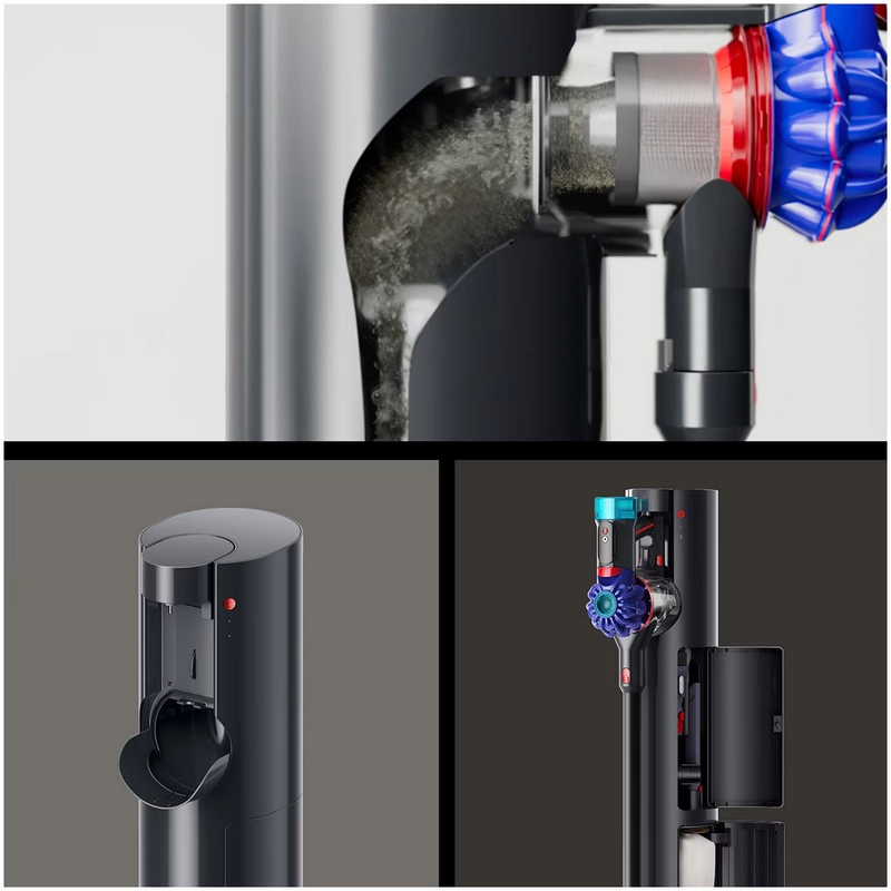 Вертикальный Пылесос Dyson V10 Konical + Auto Empty dock Черный