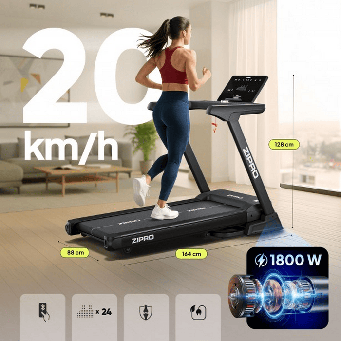 Bandă de alergat Zipro Sigma Negru
20 km/h | 140 kg