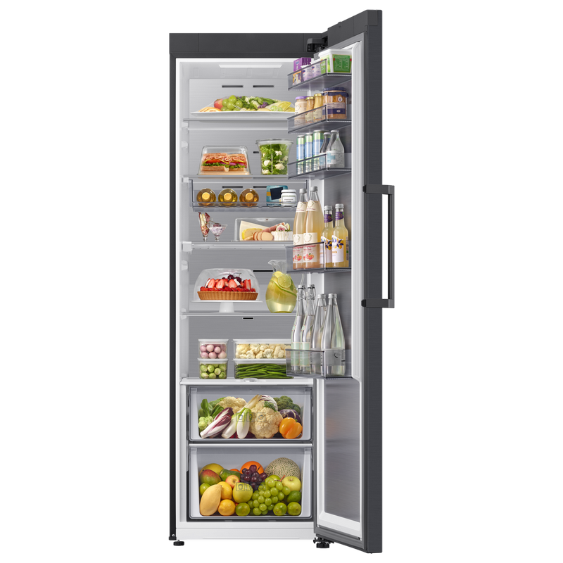 Frigider Samsung RR70H39CEFEO Negru
Cu o singură ușă | 185.8 cm | 387 l