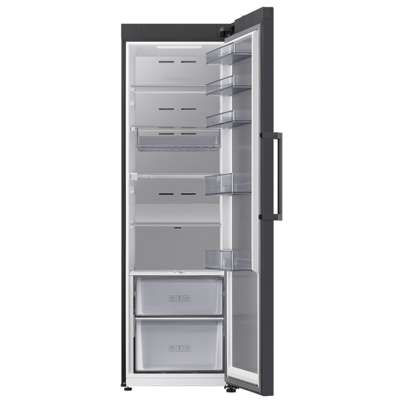 Frigider Samsung RR70H39CEFEO Negru
Cu o singură ușă | 185.8 cm | 387 l