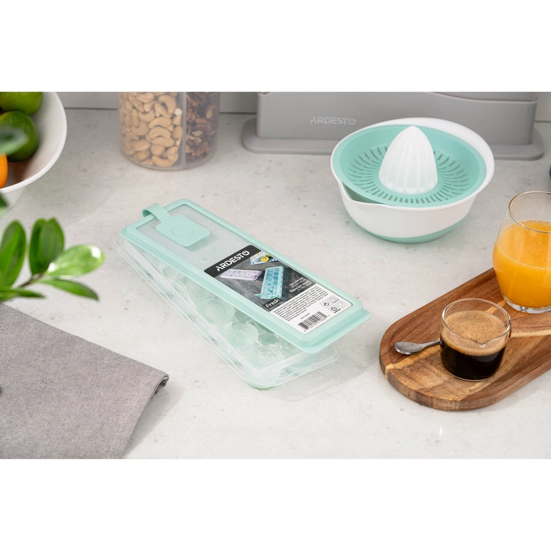 Tavă pentru cuburi de gheață Ardesto AR1104TP Fresh Albastru
Plastic,Silicon | 120 g
