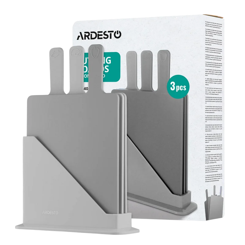 Set de tocătoare de bucătarie Ardesto AR1403GRB Fresh Gri
Plastic | 1070 g
