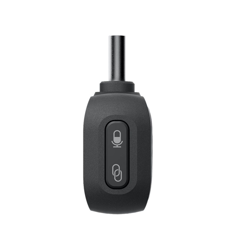 Портативный записывающий микрофон Insta360 Mic Air (1 TX + 1 RX) Беспроводной Черный