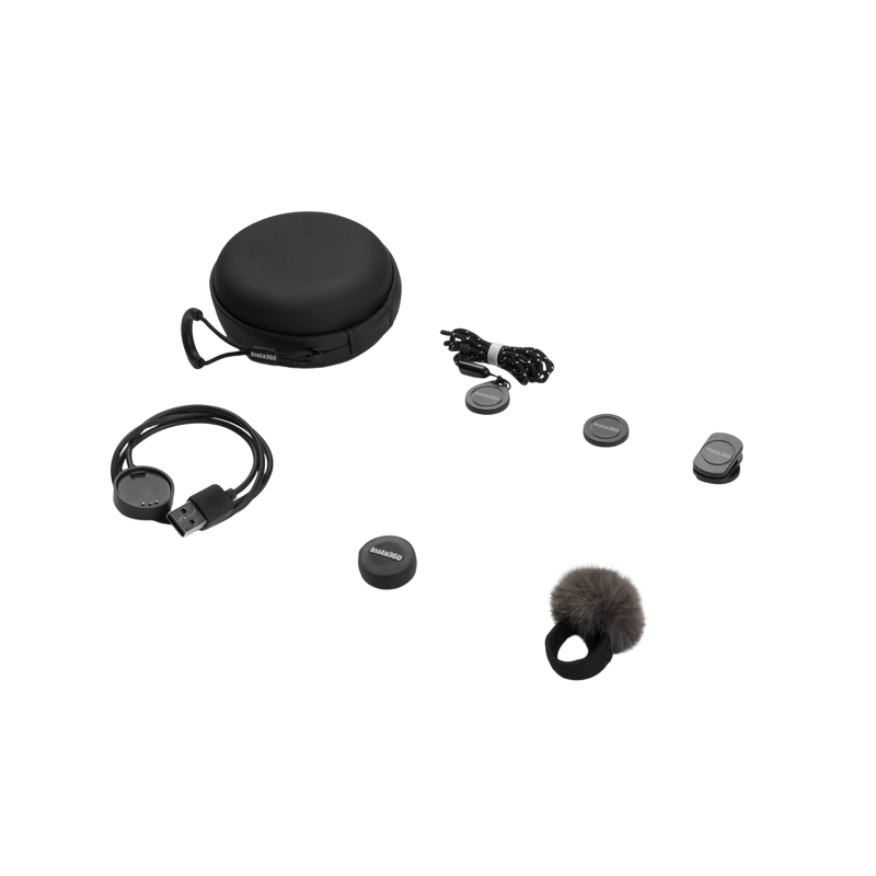 Портативный записывающий микрофон Insta360 Mic Air Transmitter Беспроводной Черный