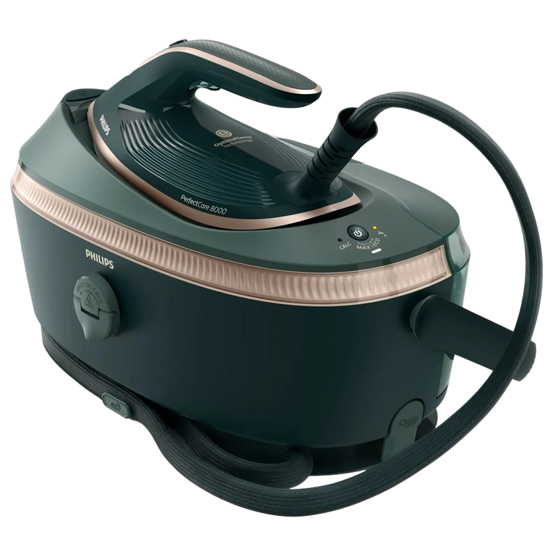 Fier de călcat cu generator de abur Philips PSG8200/70 Verde
3120 W | 210 g/min | 1400 ml | SteamGlide Elite