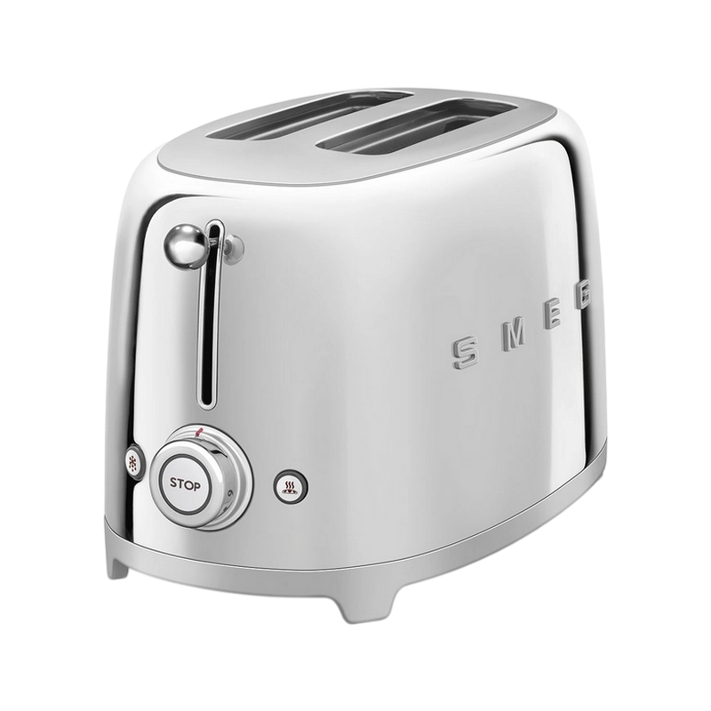 Купить  Сэндвичницы и тостеры - Тостер Smeg TSF01SSEU Steel Glossy..