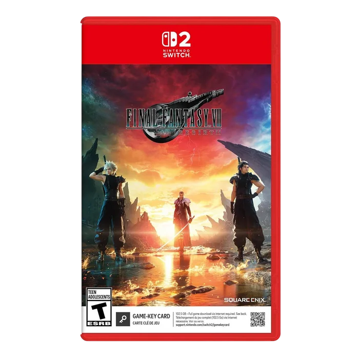 Descărcare digitală Final Fantasy VII: Rebirth - Game-Key Card (incl. Zack Fair)
Nintendo Switch 2 | Acțiune și aventură