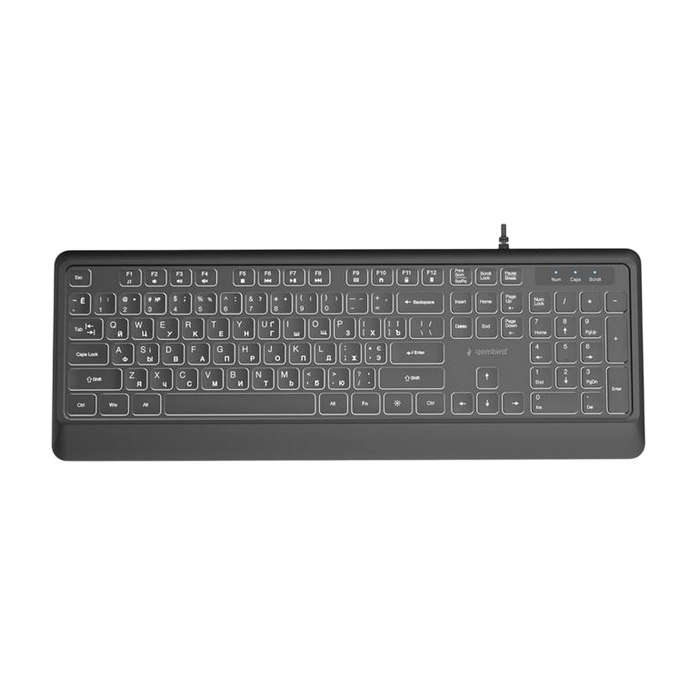 Tastatură Gembird KB-MCH-05-CYRL Membrană Negru
Cu fir | Engleza,Rusă