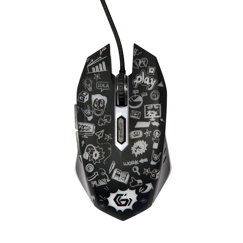 Игровая мышь Gembird MUS-6B-GRAFIX-01 Чёрный