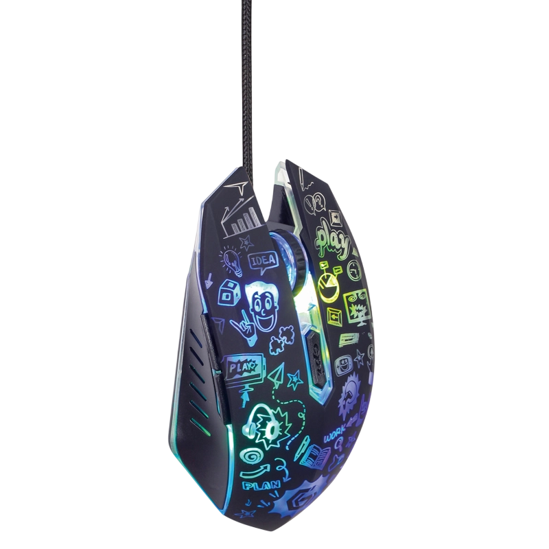 Игровая мышь Gembird MUS-6B-GRAFIX-01 Чёрный