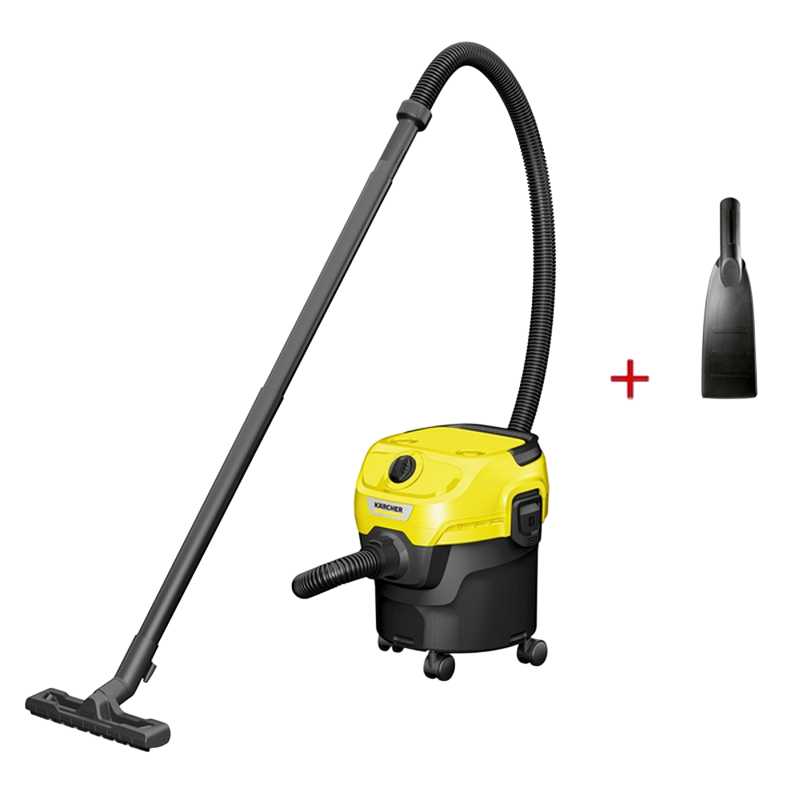 Купить  Бытовая техника - Пылесос Karcher WD 1 + Duza auto WD Жёлтый..