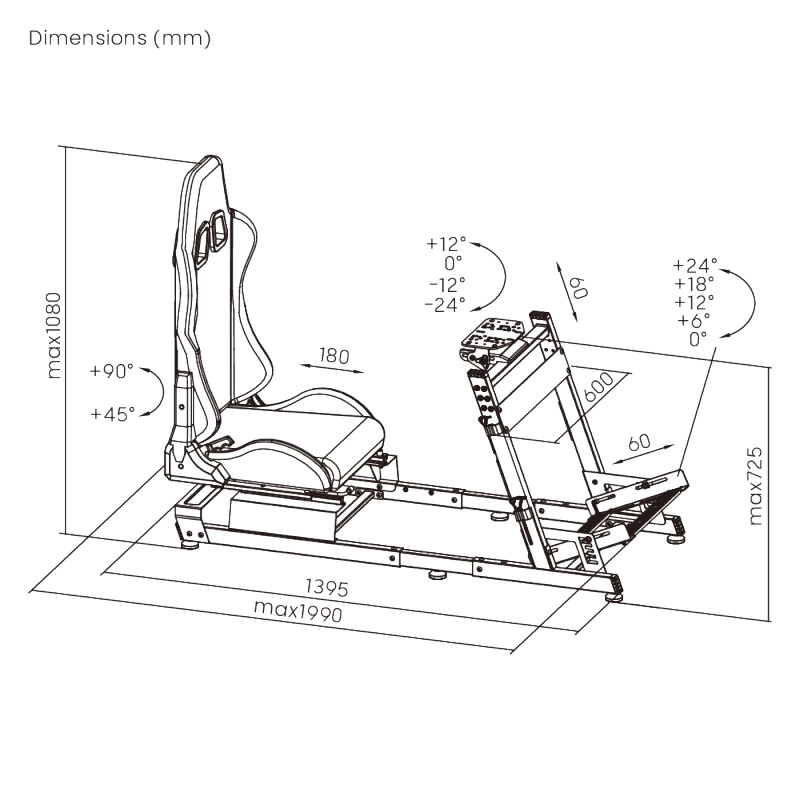 Scaun Gaming Lumi LRS12-BS01 PVC Piele Alb | Roșu
Oțel | 108 cm