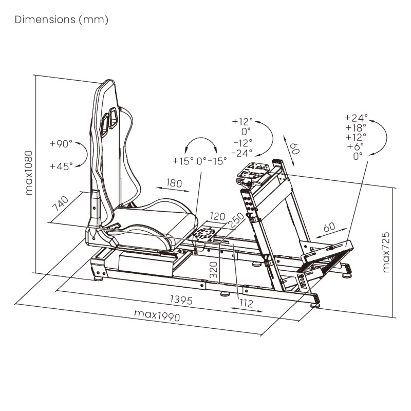 Scaun Gaming Lumi LRS12-BS02 PVC Piele Alb | Roșu
Oțel | 108 cm